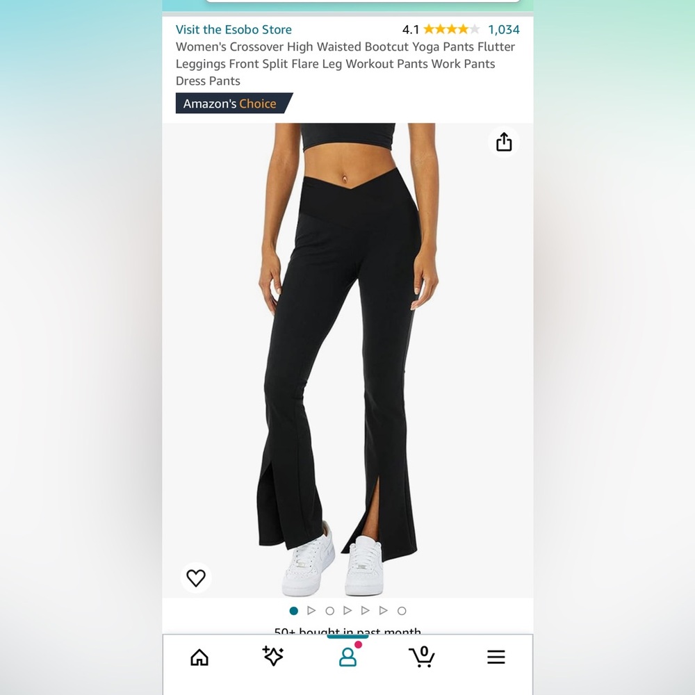 Women’s Crossover High waisted Bootcut Legging